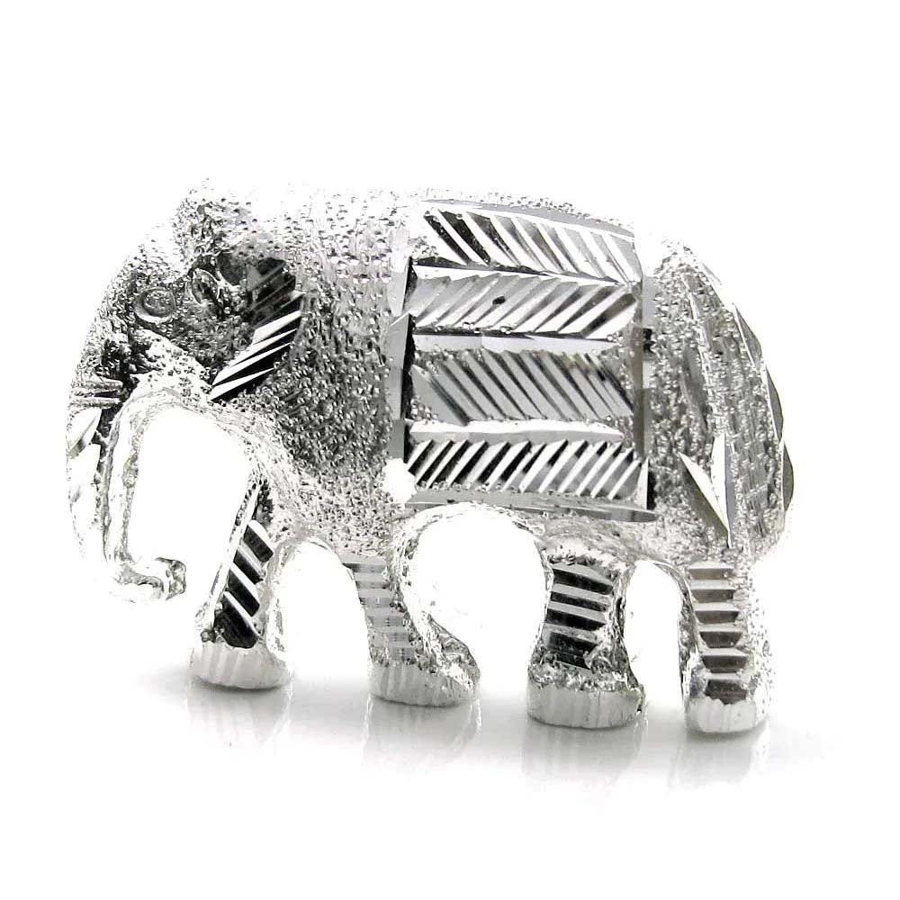 Pure Silver solid Elephant chandi ka Hathi Lal kitab remedy and astrology