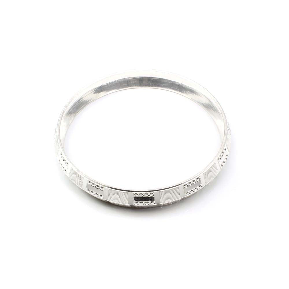 Real Sterling Silver Men's Bangle pure silver Bracelet