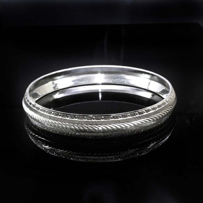 Sterling Silver Men's Kada Bangle