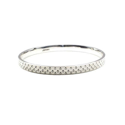 Indian Real Sterling Silver Men's Bangle pure silver Bracelet - 7.3 CM