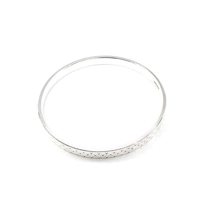 Indian Real Sterling Silver Men's Bangle pure silver Bracelet - 7.3 CM