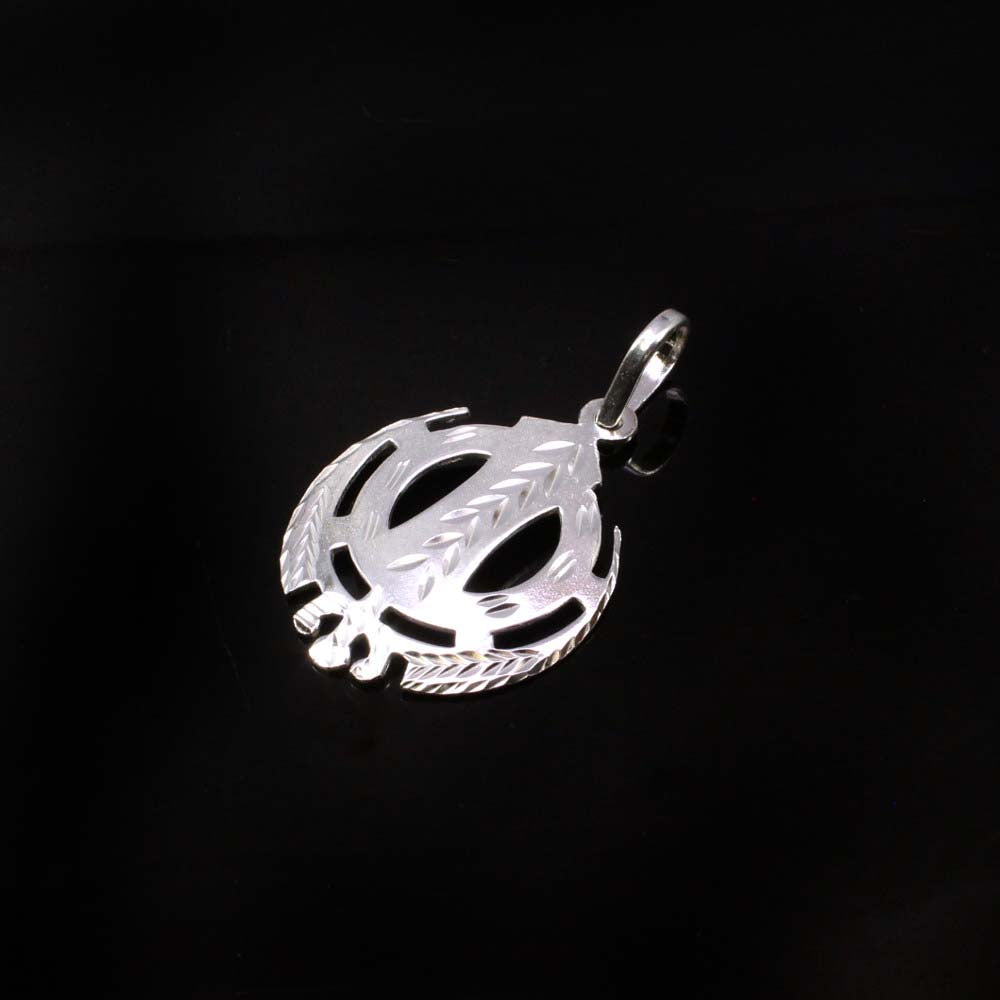 925 Sterling Silver pure Sikh symbol Khanda Sahib sardar Pendant