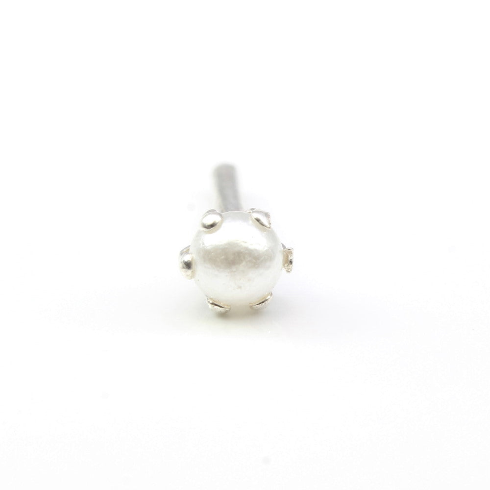 White pearl hot sale nose pin