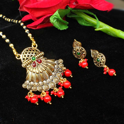 Gold Plated Mangalsutra set gift for wife