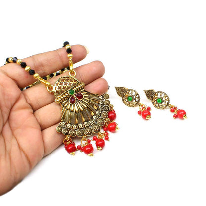 Gold Plated Mangalsutra set gift for wife