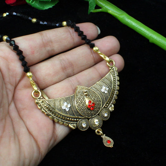 Traditional Gold Plated Mangalsutra set gift for wife