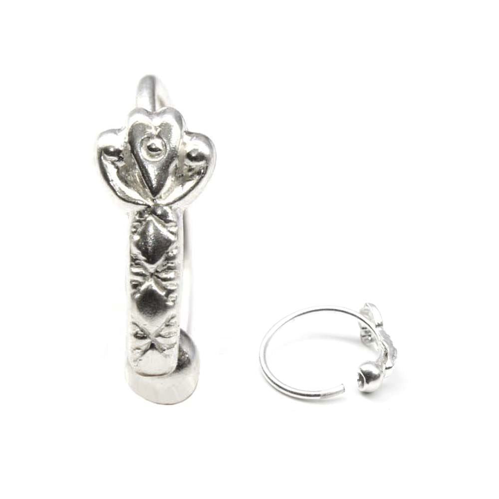 Real Silver Nath for women in Indian Style 