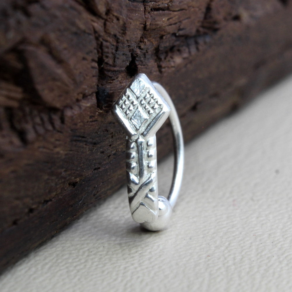 Traditional Sterling Silver Nose ring(Nath) for women – Karizma Jewels