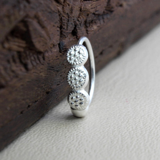 Real Silver Nath for women in Indian Style 