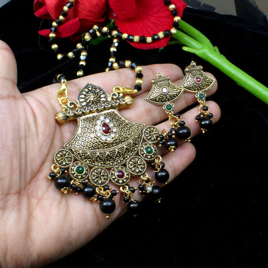 Gold Plated Mangalsutra set gift for wife