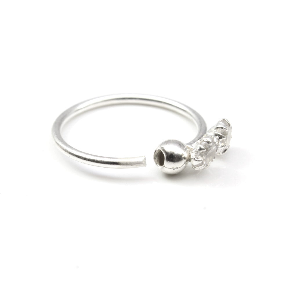 Premium Silver Nose Ring for women