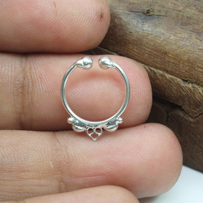 Daily Wear Real silver Nose Ring for women 