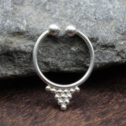 Real Silver Nath for women in Indian Style 