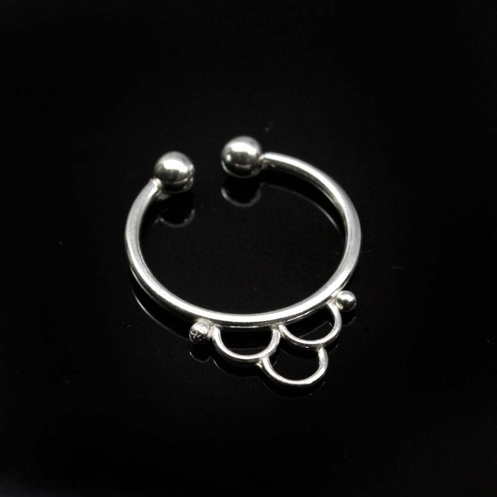 Real Silver Nath for women