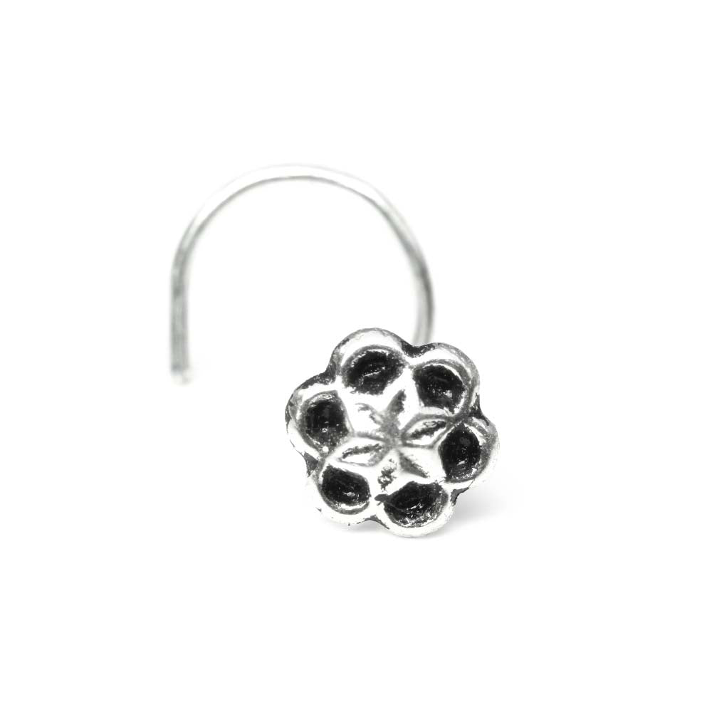 925 Sterling Silver Floral Nath for women 