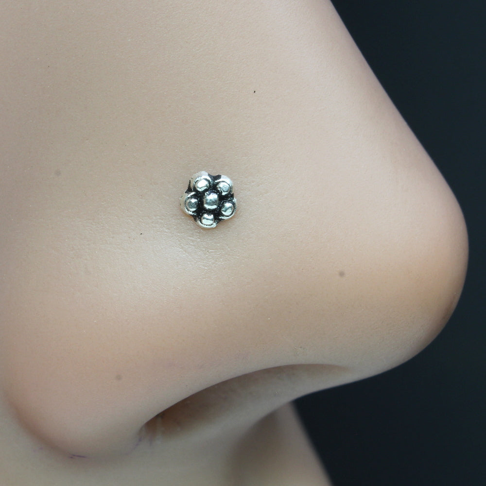 Sterling Silver Nose Ring, Unique Nose Ring, Nose Jewelry, Nose Piercing, Silver  Nose Ring, Septum Nose Ring - Etsy