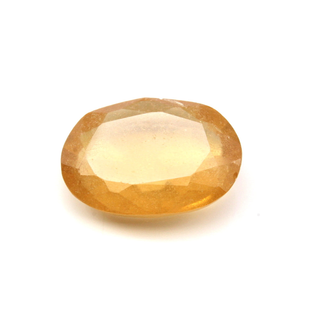 3.45Ct Natural Gomedh Hessonite Oval Cut Rashi Gemstone