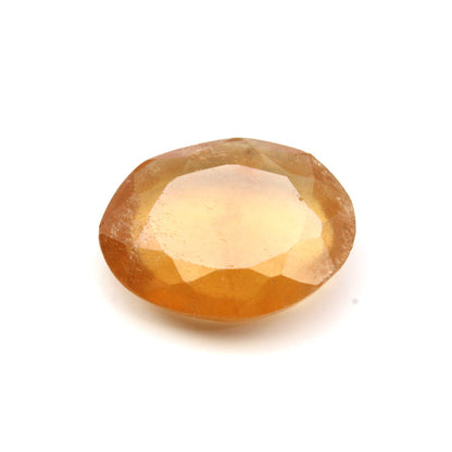 3.45Ct Natural Gomedh Hessonite Oval Cut Rashi Gemstone