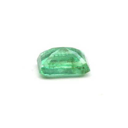 0.80Ct Natural Green Emerald (Panna) Rectangle Cut Gemstone