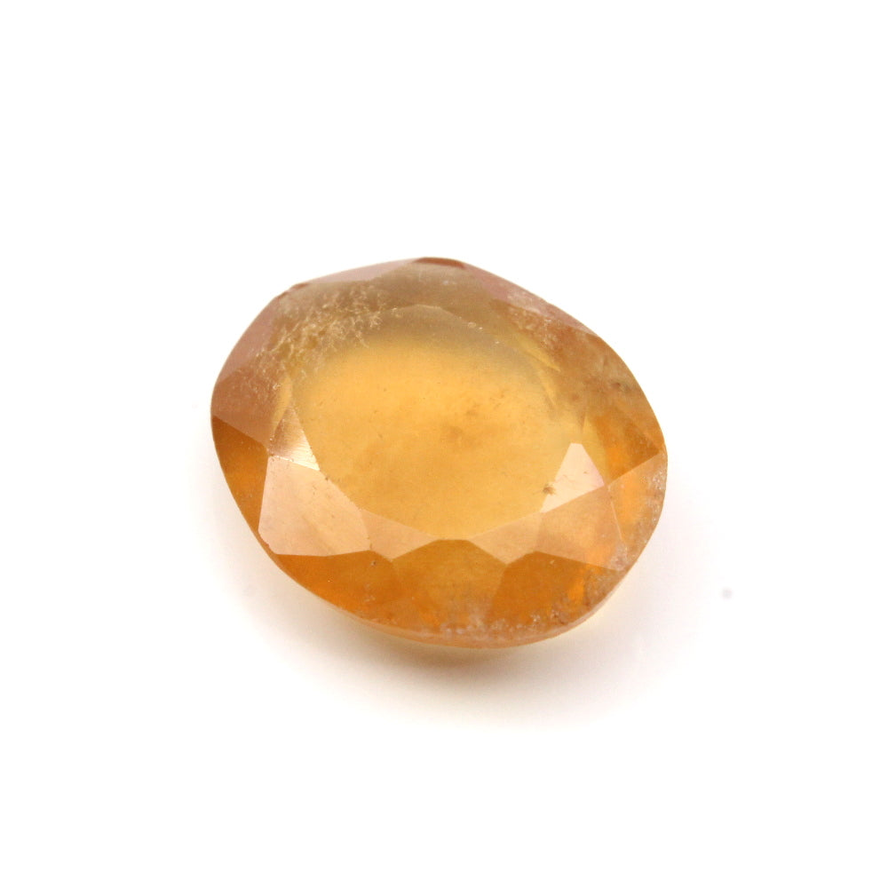 3.45Ct Natural Gomedh Hessonite Oval Cut Rashi Gemstone