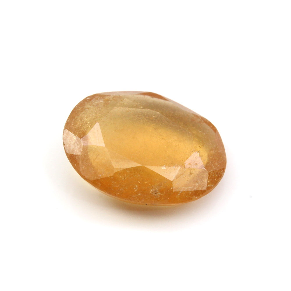 3.80Ct Natural Gomedh Hessonite Oval Cut Rashi Gemstone