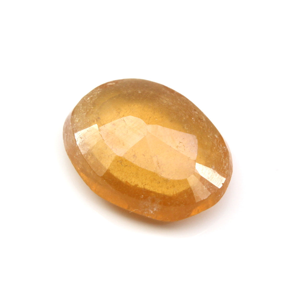 3.80Ct Natural Gomedh Hessonite Oval Cut Rashi Gemstone