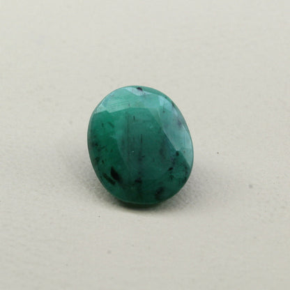 4.2Ct Natural Green Emerald (Panna) Oval Cut Gemstone