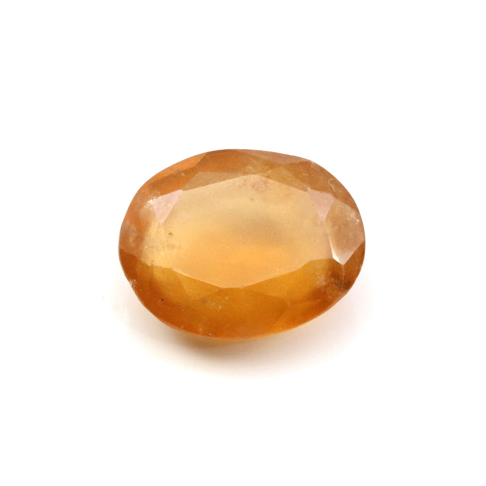 3.95Ct Natural Gomedh Hessonite Oval Cut Rashi Gemstone