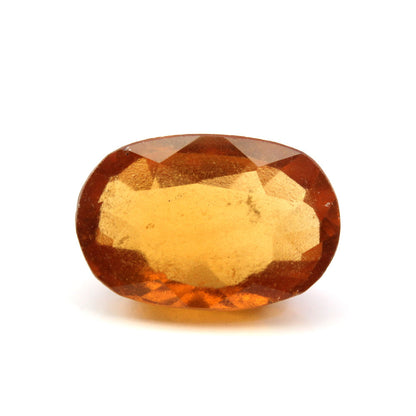 Certified 6.21Ct Natural Gomedh Hessonite Cushion Cut Rashi Gemstone