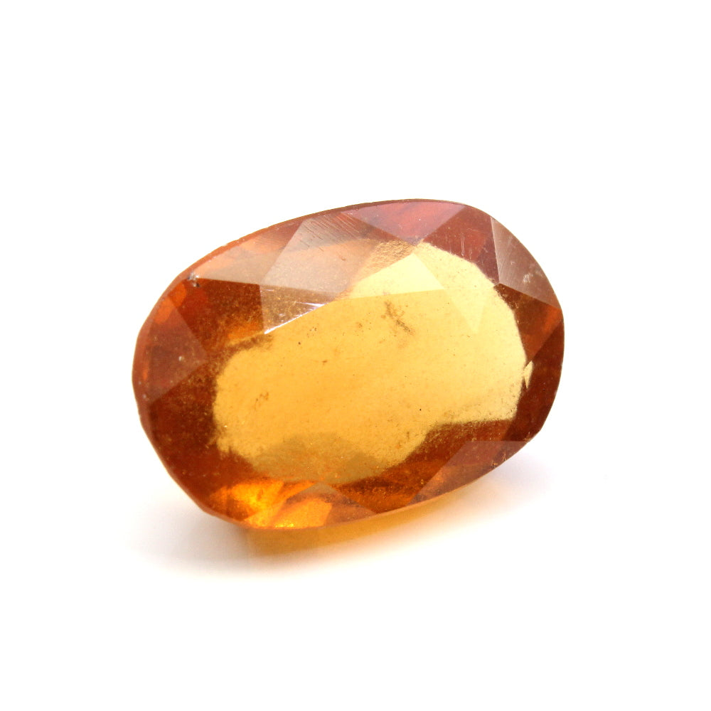 Certified 6.21Ct Natural Gomedh Hessonite Cushion Cut Rashi Gemstone