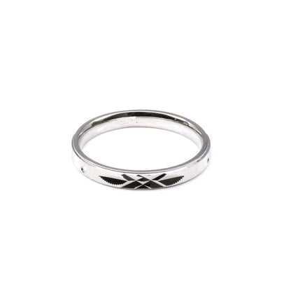 925 Solid Real Silver Unisex Band Ring