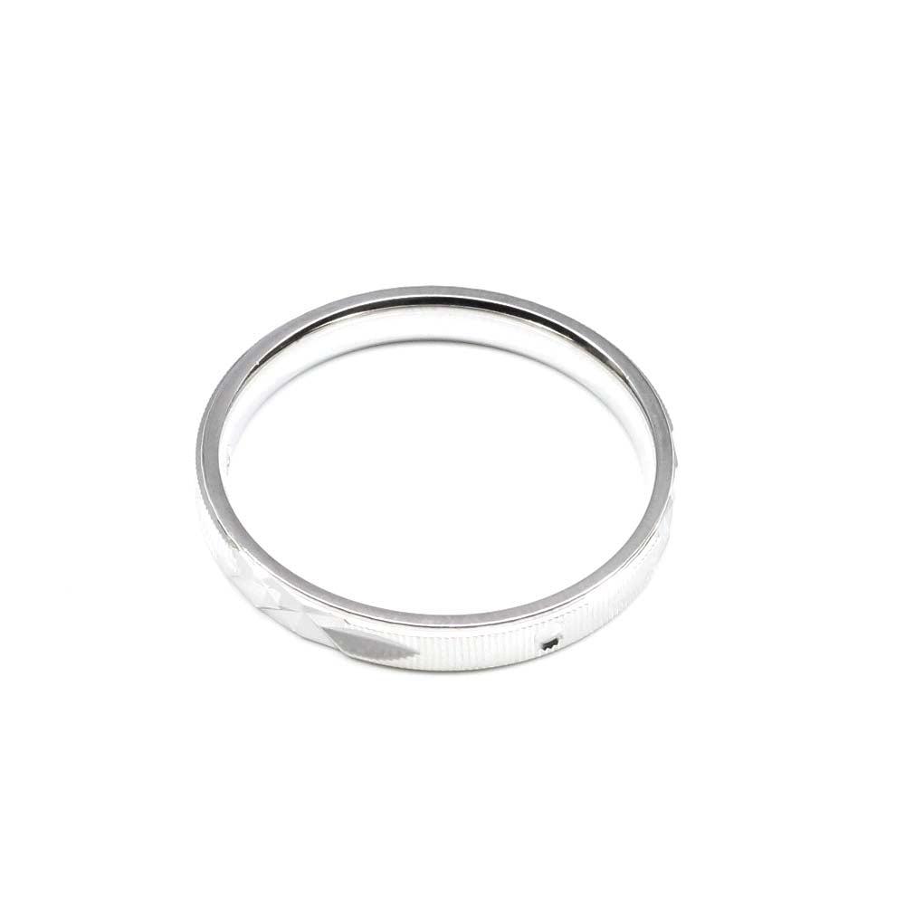 925 Solid Real Silver Unisex Band Ring