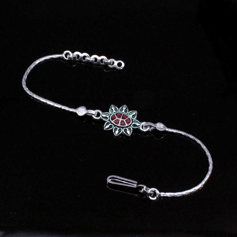 Evil eye infinity charms chain bracelet Rakhi necklace set at ₹1100 | Azilaa