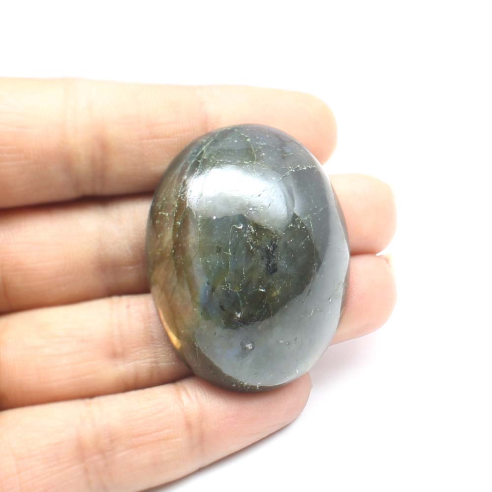 Top Fire Play of Colors 108Ct Natural Labradorite Oval Cabochon Gemstone