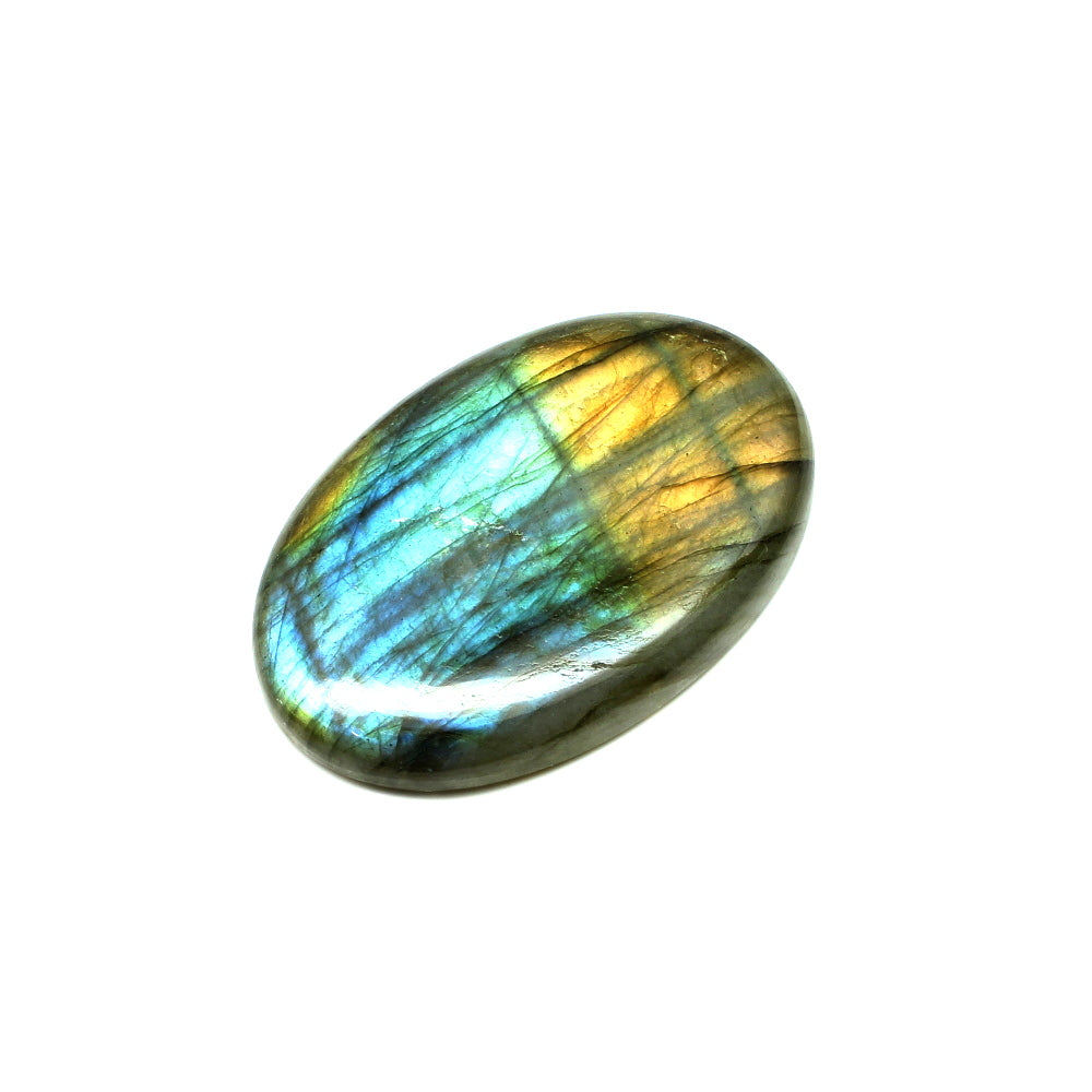 Top Fire Play of Colors 77.9Ct Natural Labradorite Oval Cabochon Gemstone