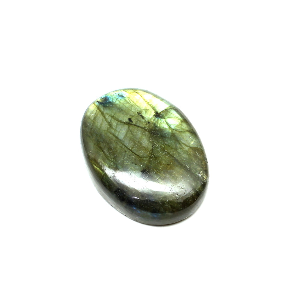 Top Fire Play of Colors 74Ct Natural Labradorite Oval Cabochon Gemstone