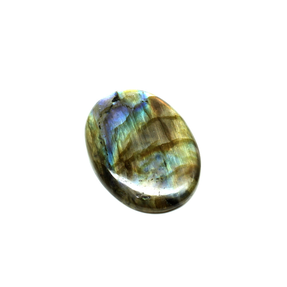 Top Fire Play of Colors 60.1Ct Natural Labradorite Oval Cabochon Gemstone