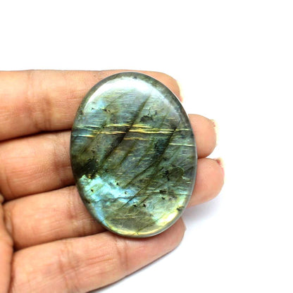 Top Fire Play of Colors 112.5Ct Natural Labradorite Oval Cabochon Gemstone