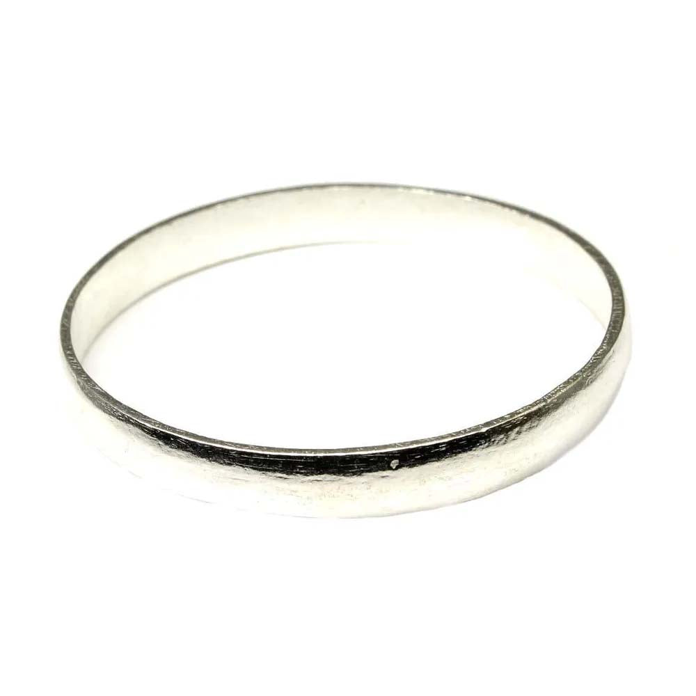 Jointless silver kada Clearance