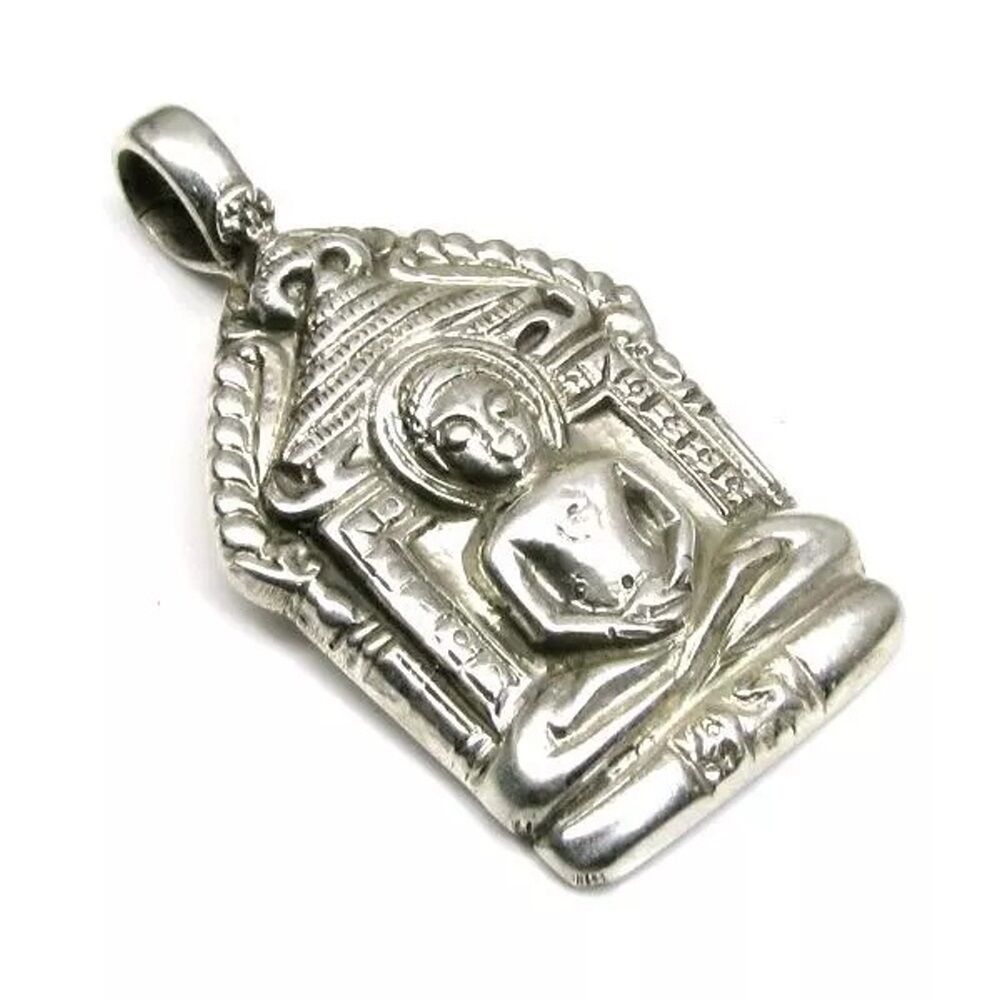 925 Sterling Silver God Pendant