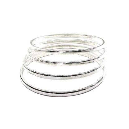 Sterling Silver Bangles Bracelets (Churi)