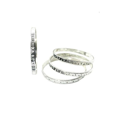 Real Silver Bangles Bracelets (Churi)