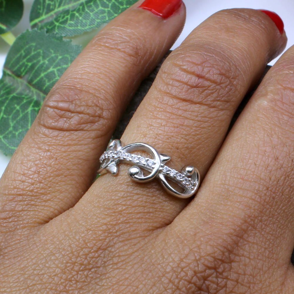 Buy Sterling Silver Infinity Ring, Forever Ring, Eternity Ring, Dainty Ring,  Infinity Midi Ring Online in India - Etsy