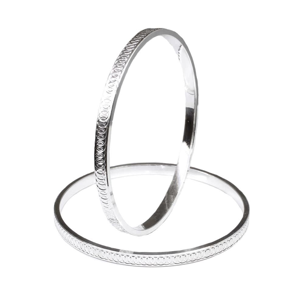 Real Sterling Silver Women Bangles Bracelet