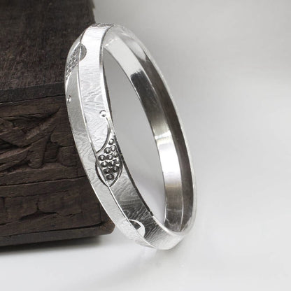 Premium Sterling Silver Men's Bangle