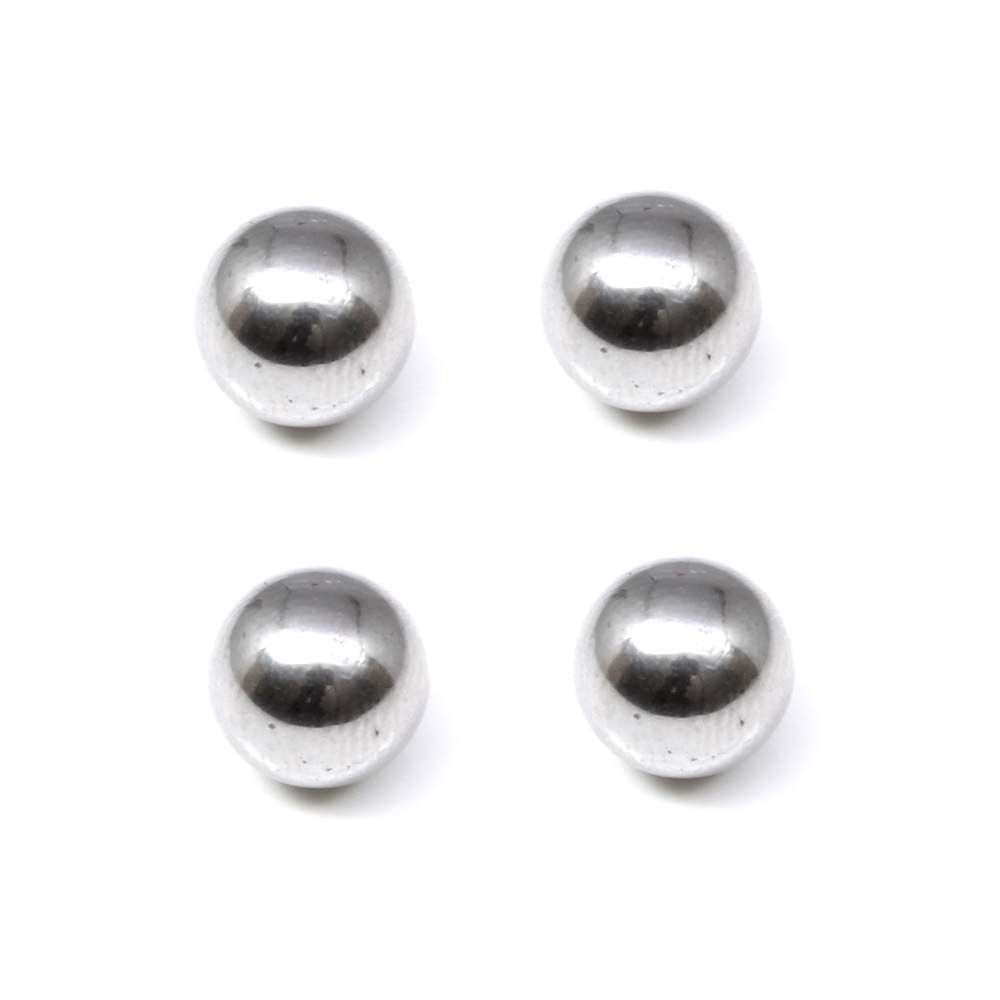 4pc Set iron Steel Round Ball goli for lal kitab remedy and astrology