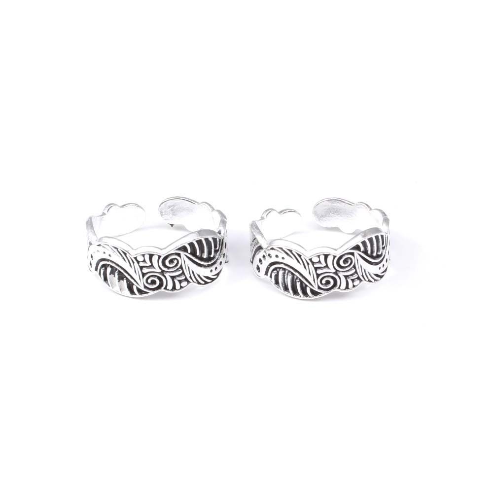 Beach Wear Silver toe rings