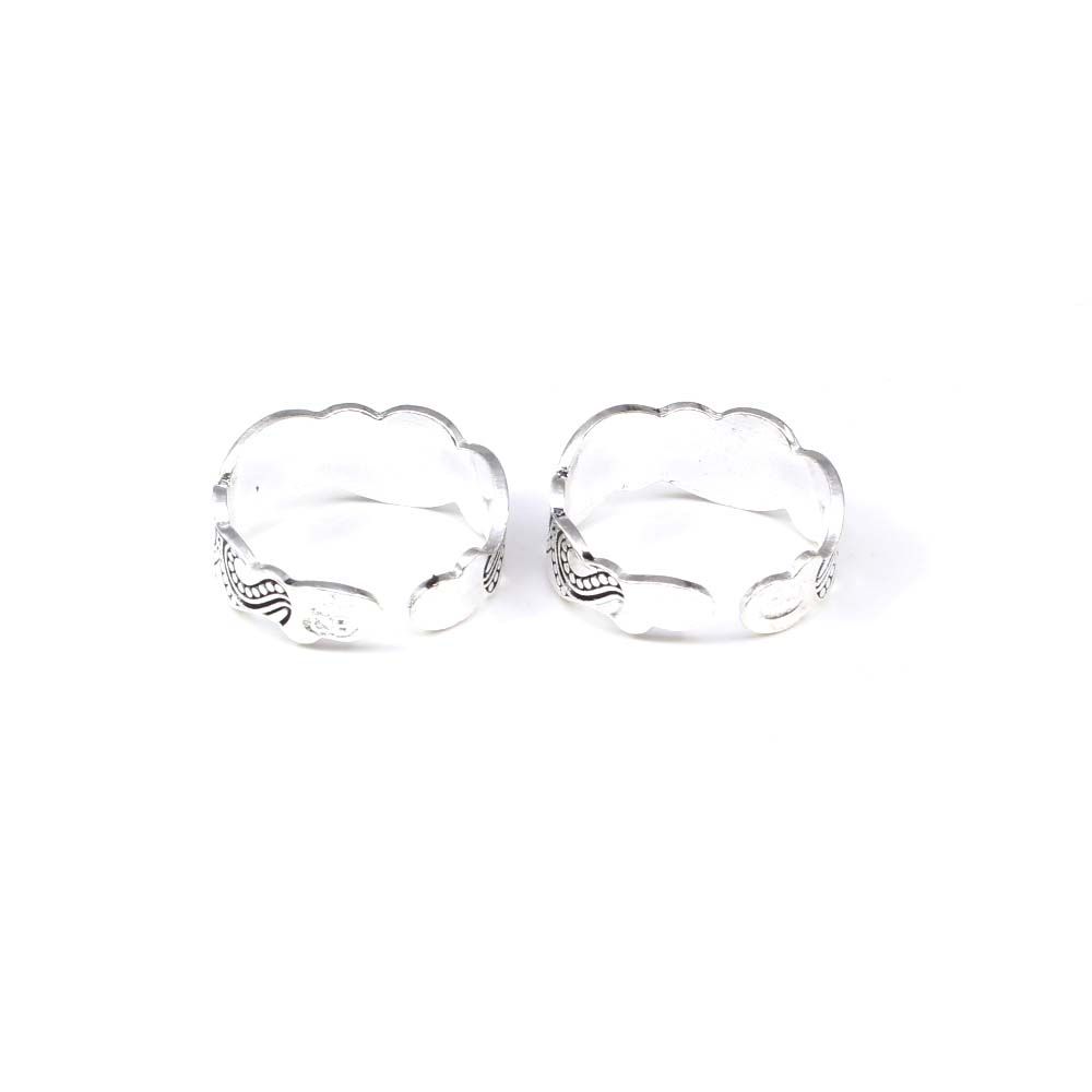 Beach Wear Silver toe rings