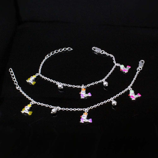 Silver Anklets