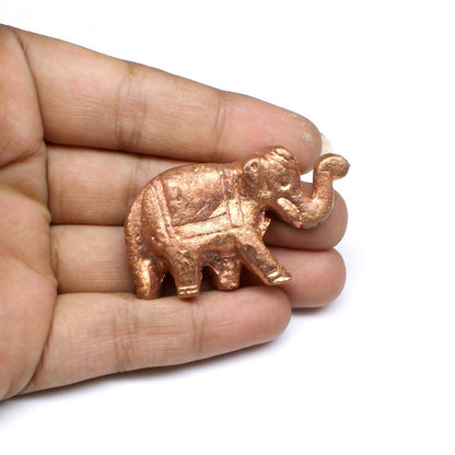 Pure Copper Elephant for Astrology Lal Kitab and red book remedies